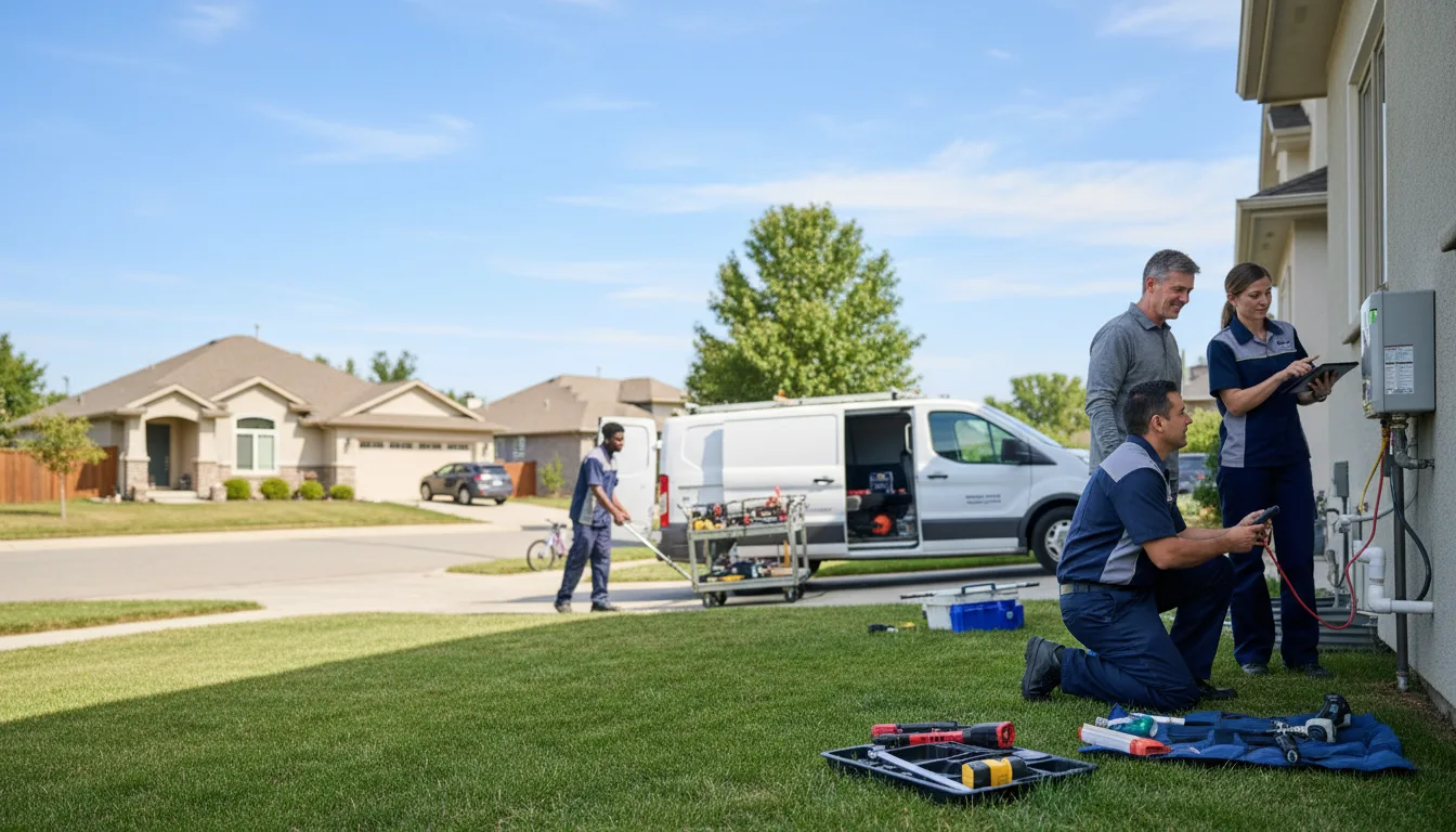 Tankless water heater service in Maywood, CA